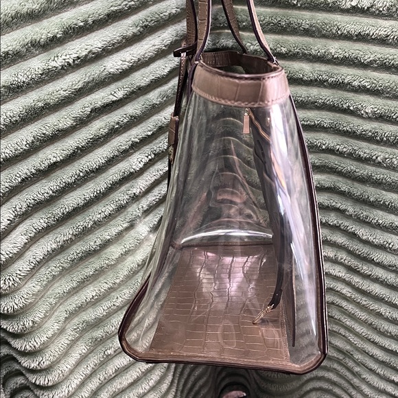Michael Kors Brown and Transparent Tote - Picture 5 of 7